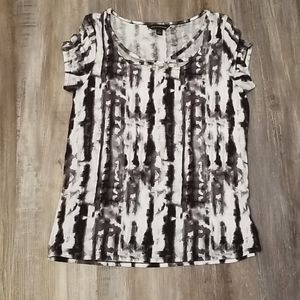 Rock N Republic Black and White Tie Dyed Top